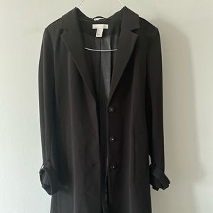 H&M trench coat/long blazer